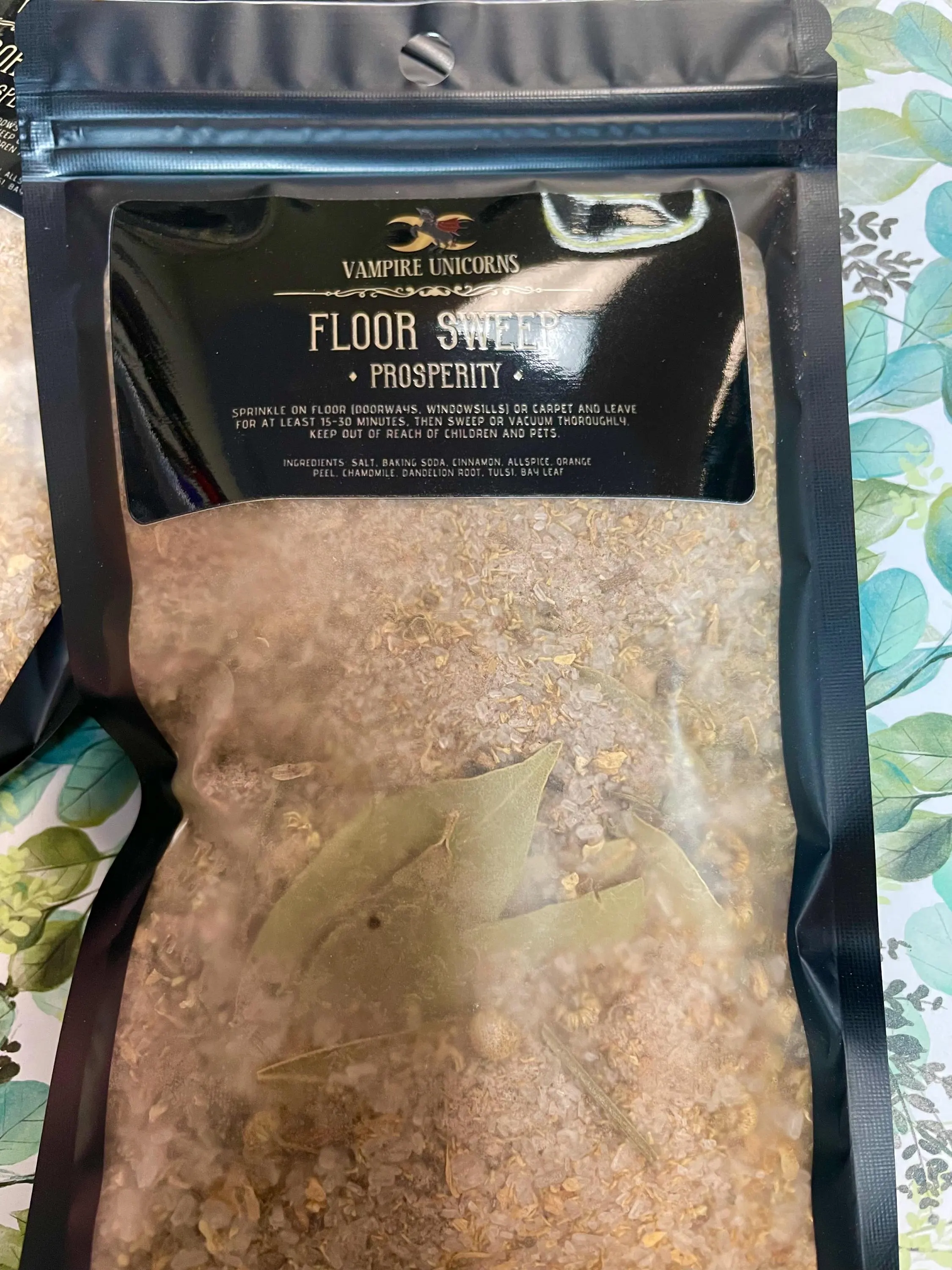 Magickal Floor Sweep / Bewitch New Beginnings Prosperity