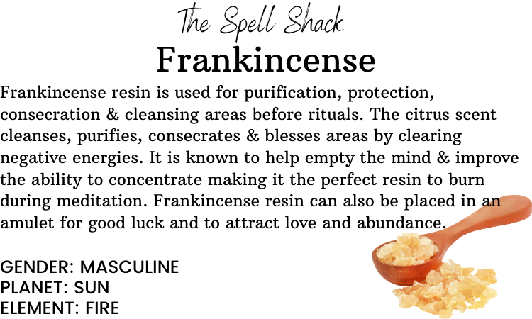 Witchuals - Rituals & Spellwork Apothecary - Frankincense Resin