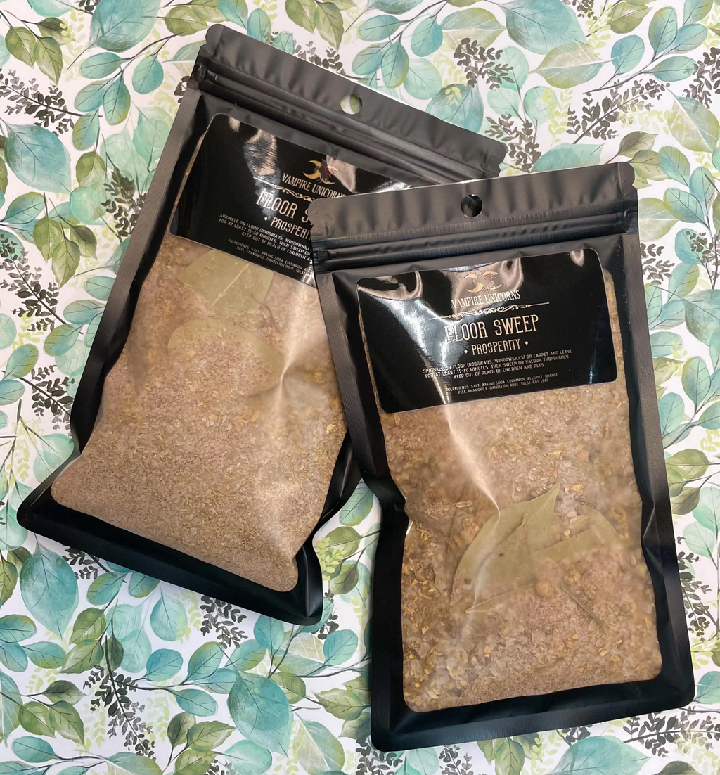 Magickal Floor Sweep / Bewitch New Beginnings Prosperity