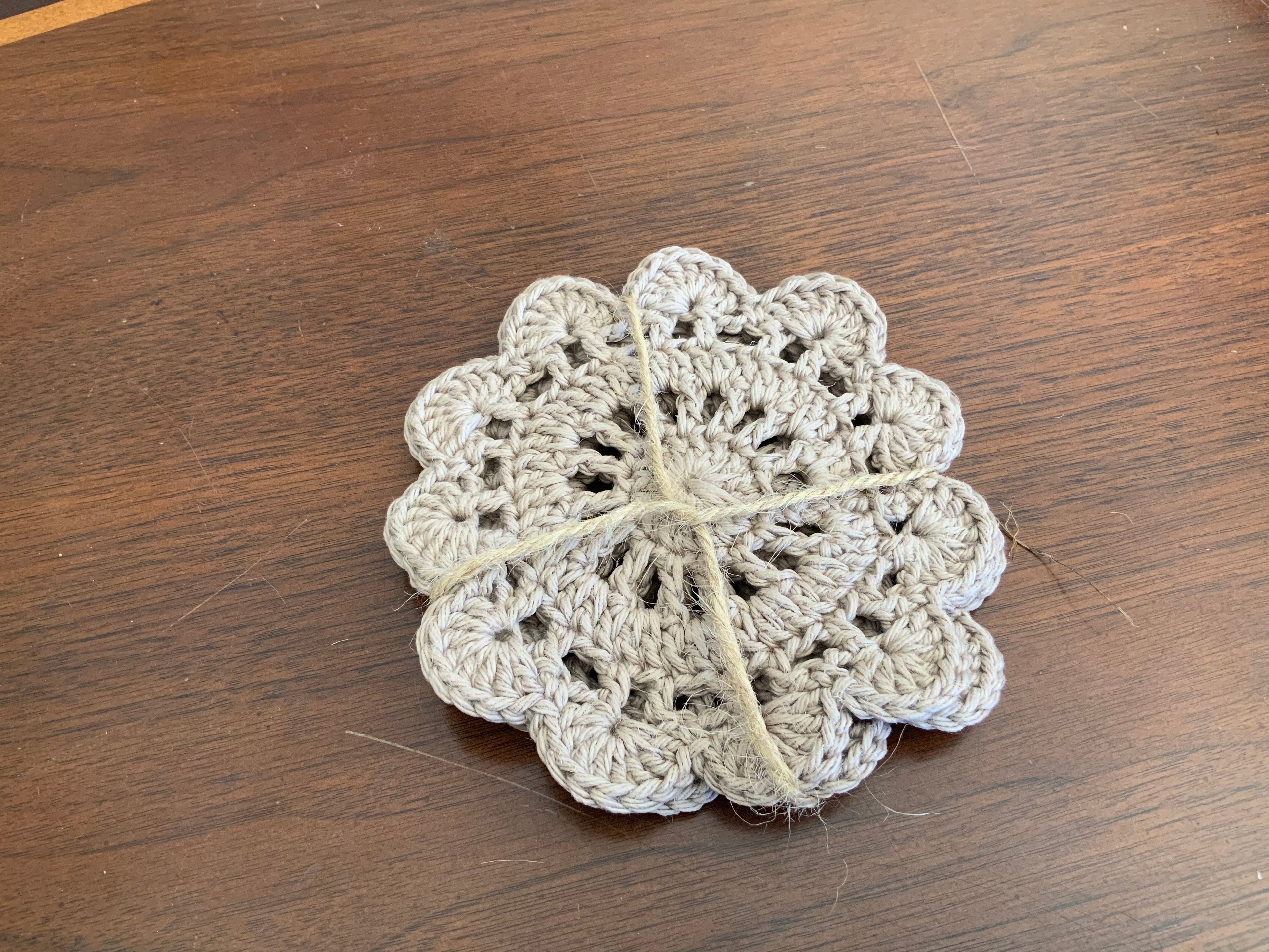 Doily Coasters