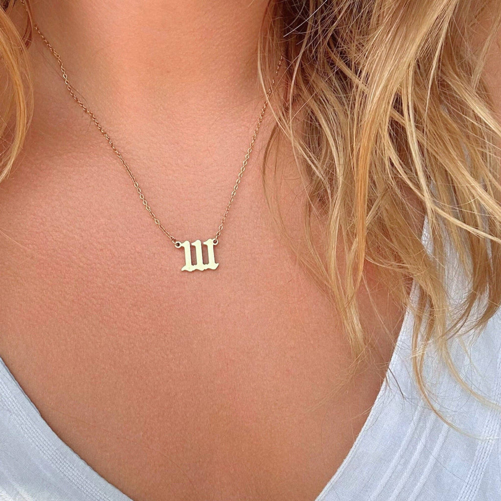 Angel Number Necklace