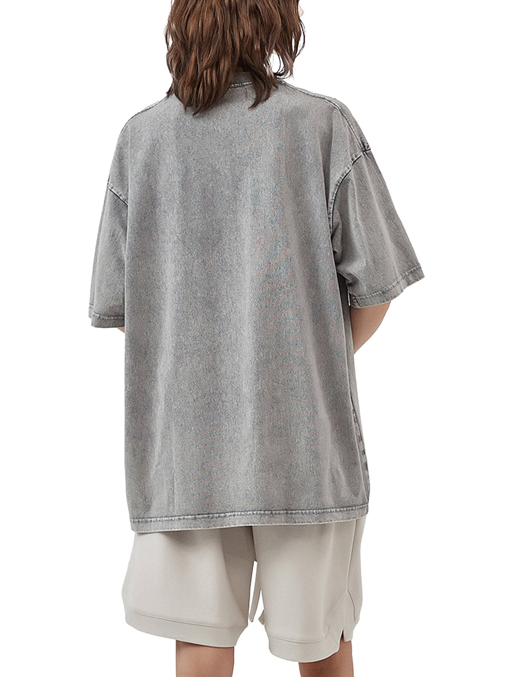 Punks Not Dead Acid washed Oversized T