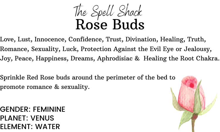 Witchuals - Rituals & Spellwork Apothecary - Rose Buds