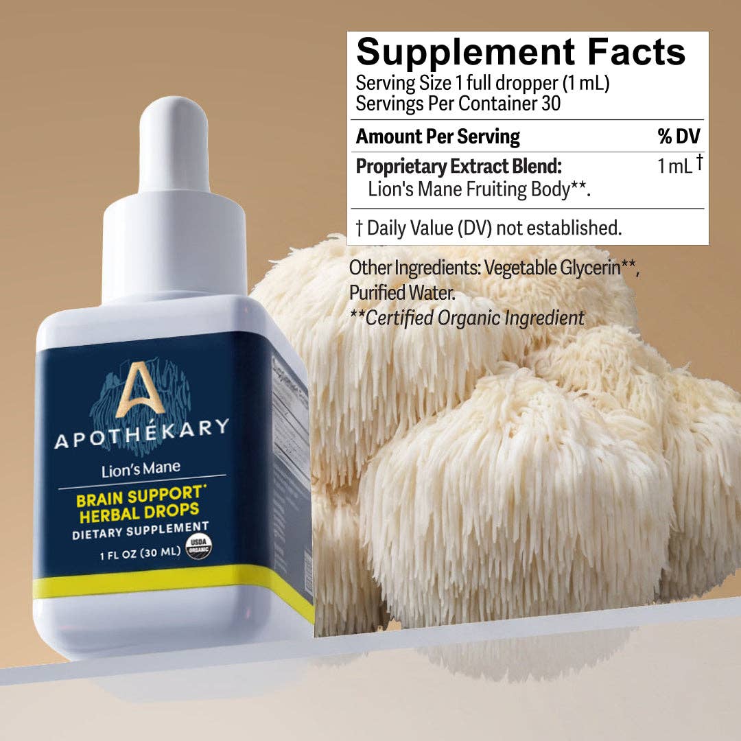 Lion’s Mane Herbal Drops