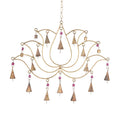 Recycled Lotus Windchime - 34" Long