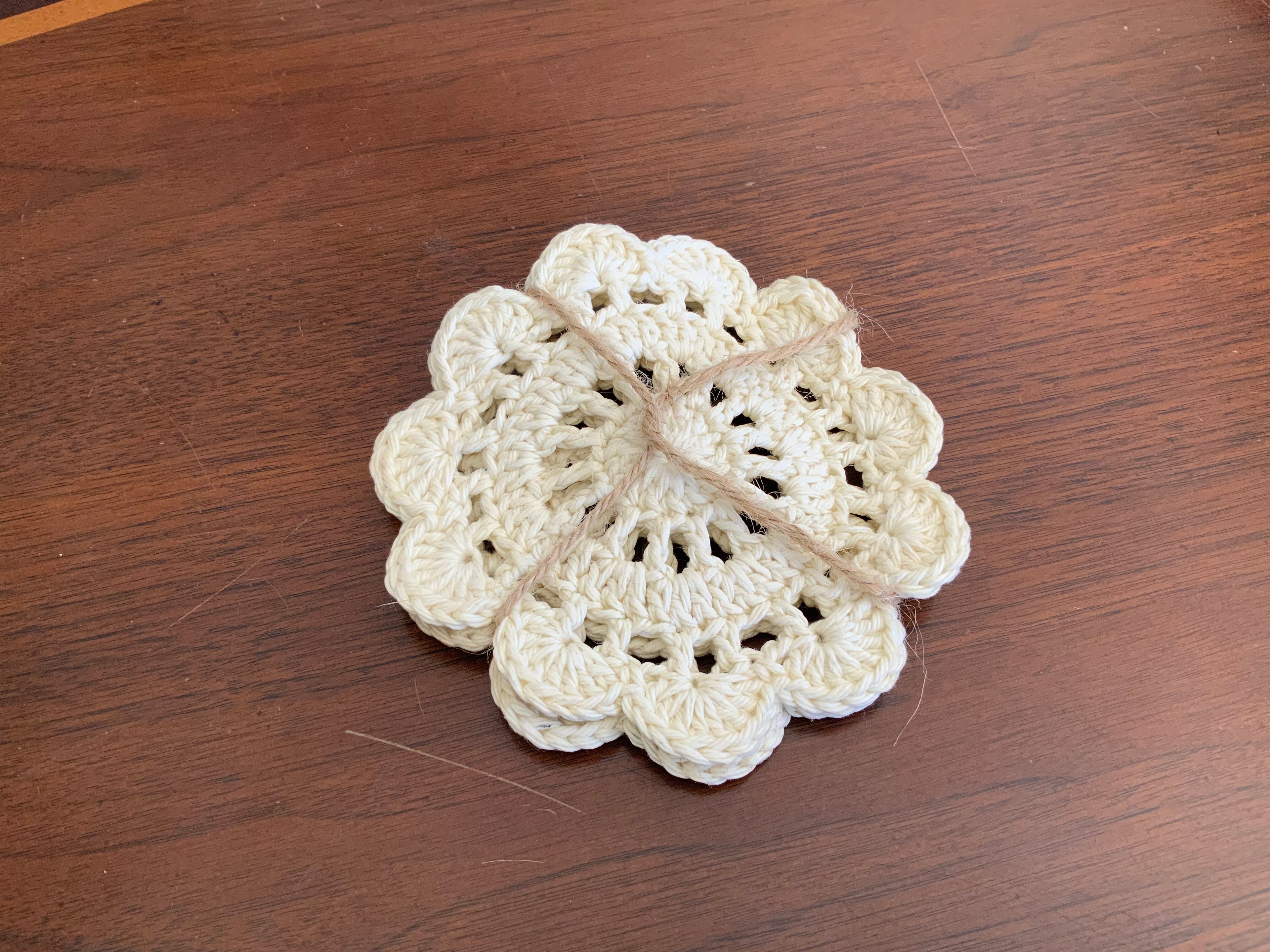 Doily Coasters
