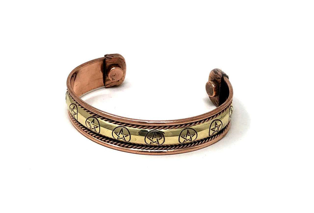 Copper Bracelet Magnetic (pentacle)