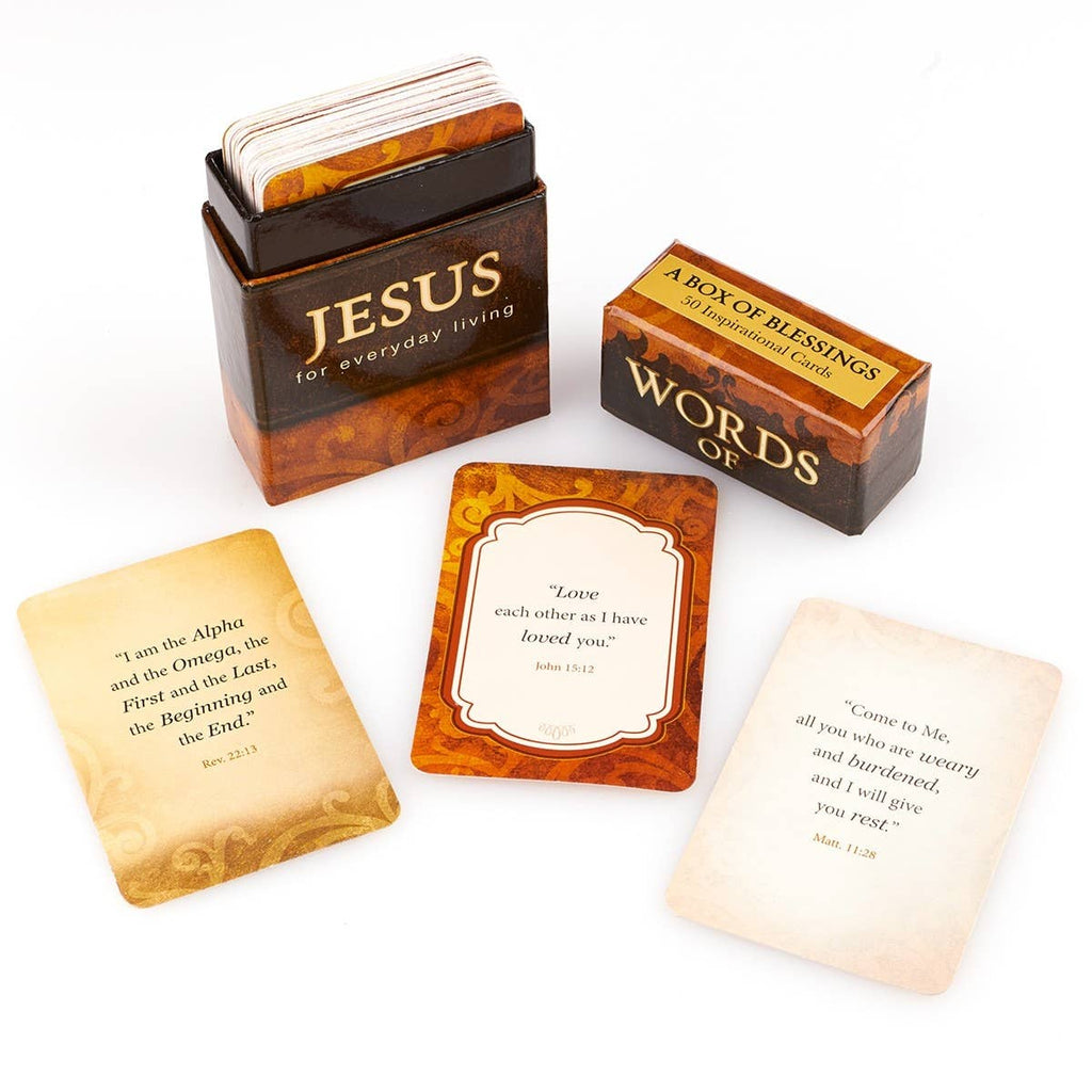 Christian Art Gifts - Box of Blessings Words of Jesus
