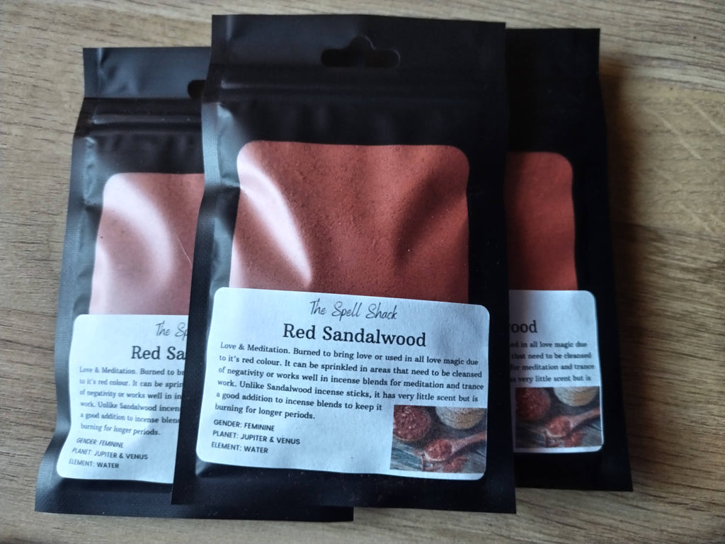 Witchuals - Rituals & Spellwork Apothecary - Red Sandalwood