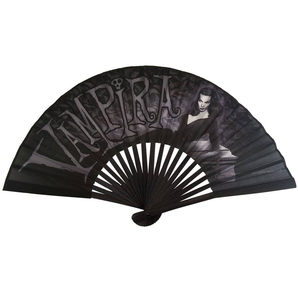 Vampira Coffin Fabric Fan