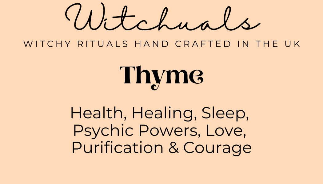 Witchuals - Rituals & Spellwork Apothecary - Thyme