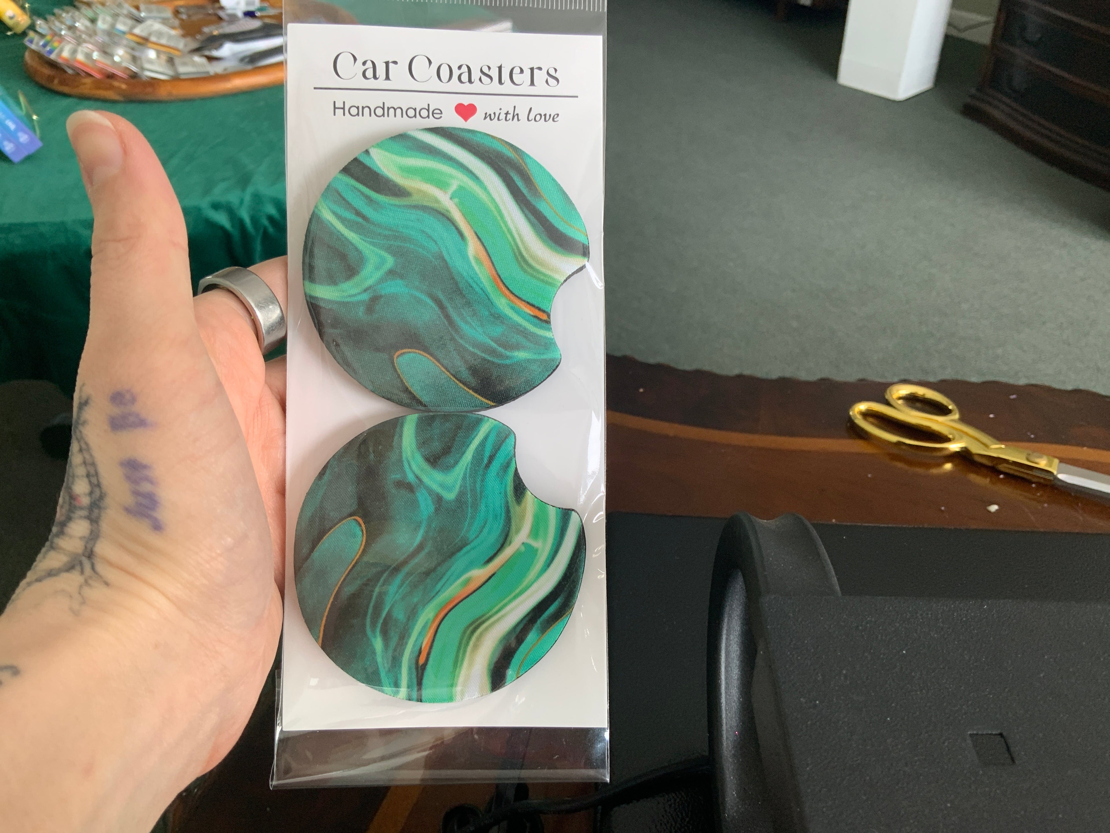 Car coasters