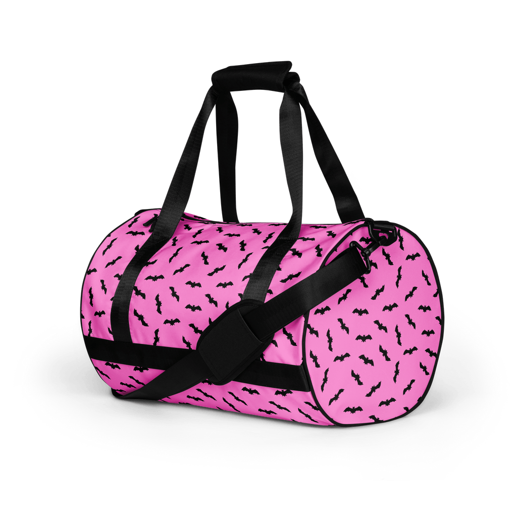 Pink Bats Gym Bag