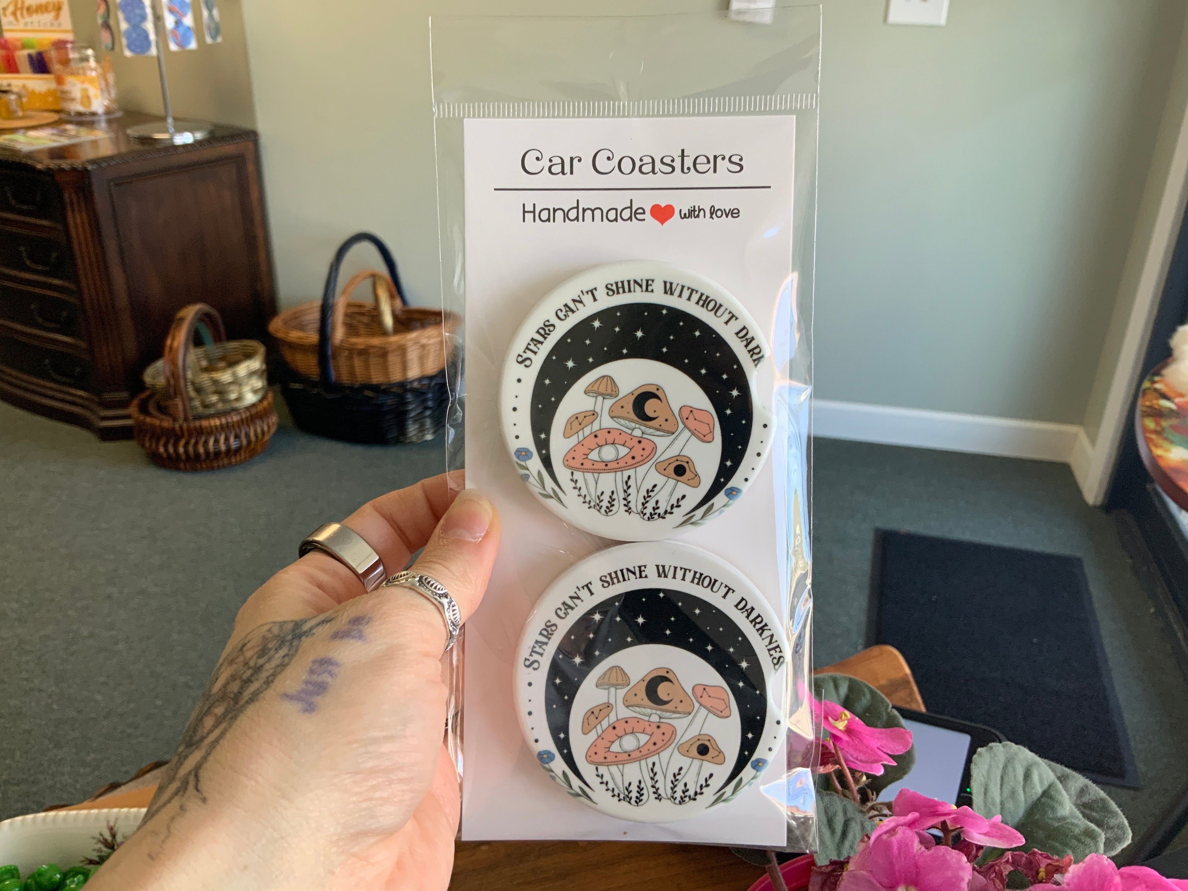 Ceramic Car Coasters