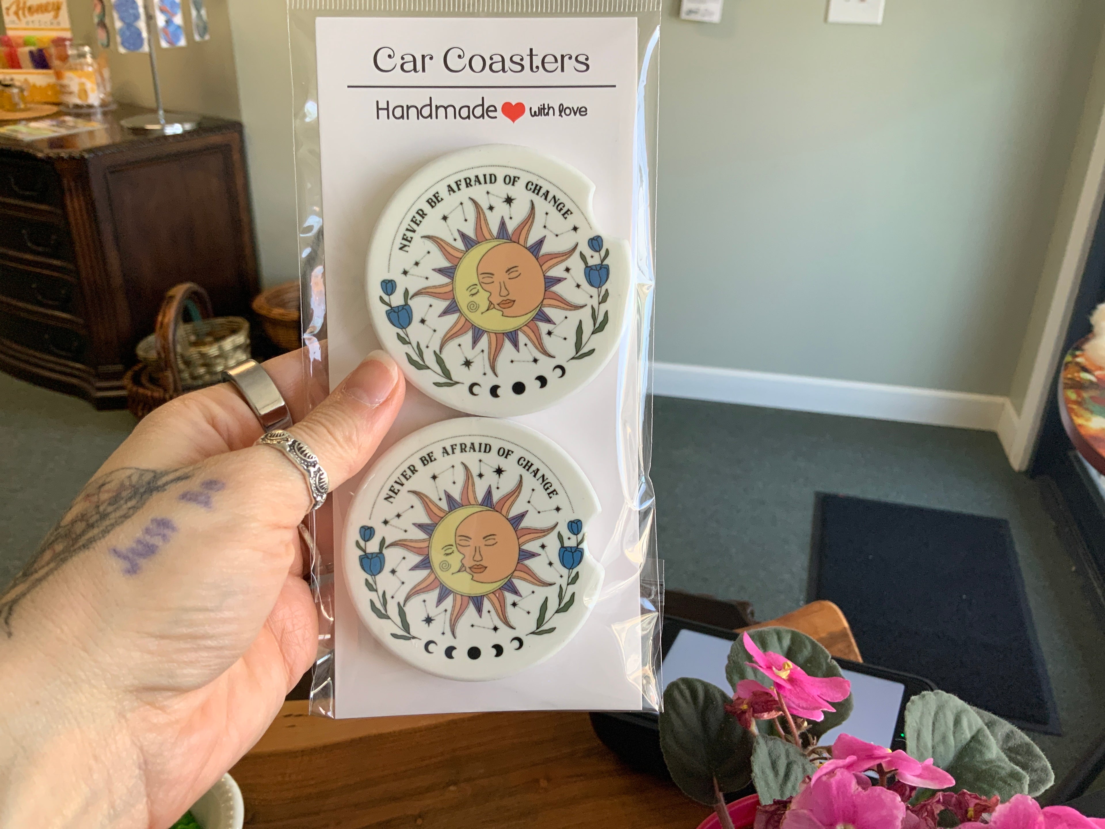Ceramic Car Coasters