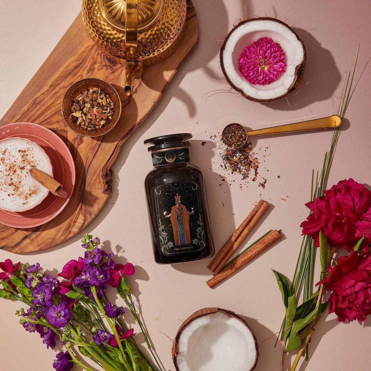 The Emperor: Green Chaga Chai with Lion's Mane and Reishi
