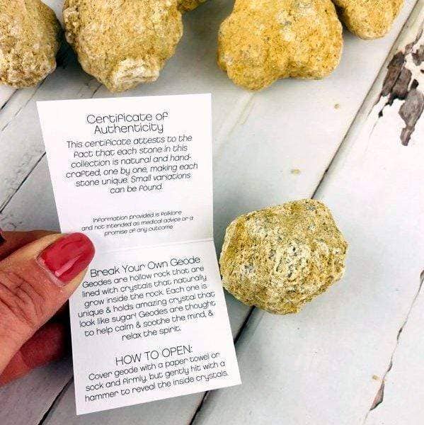 Break your Own Geodes