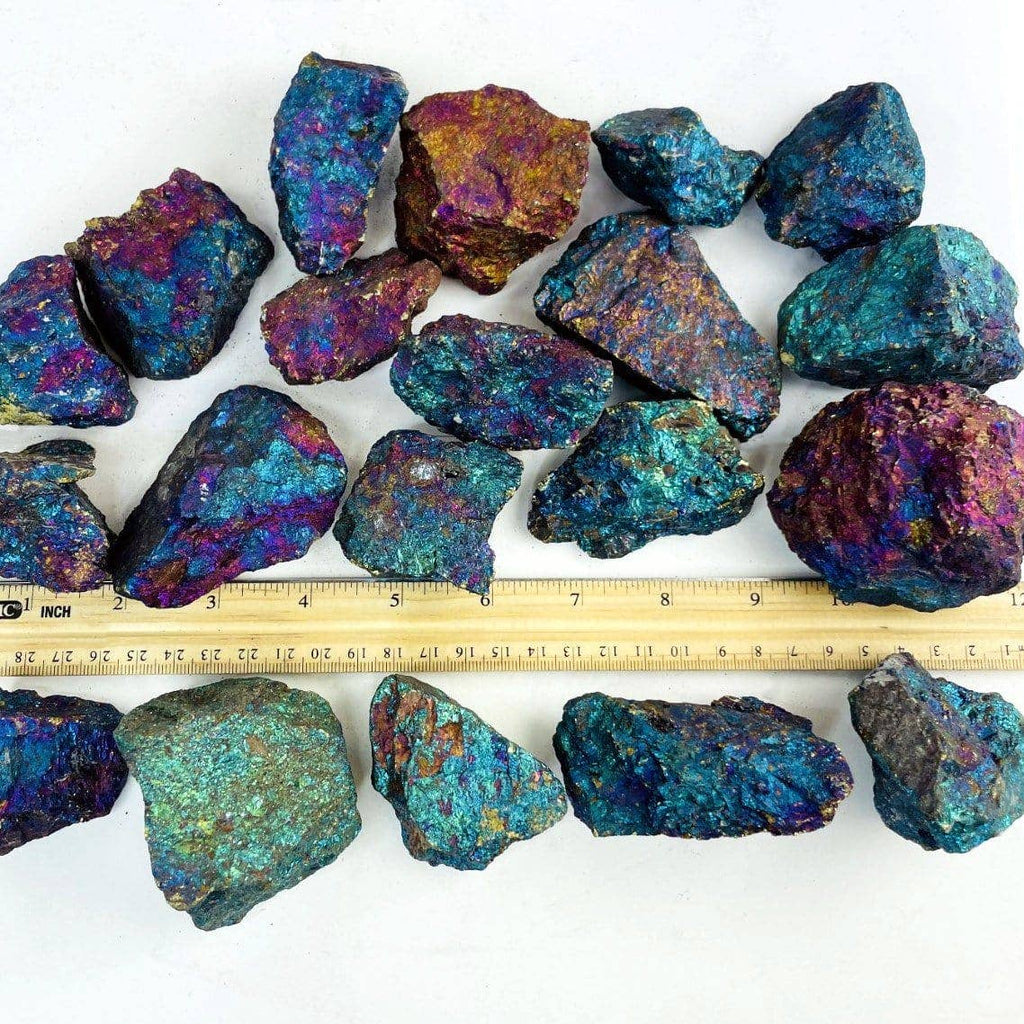 Crystal Peacock Ore Chalcopyrite Stone Chakra Reiki