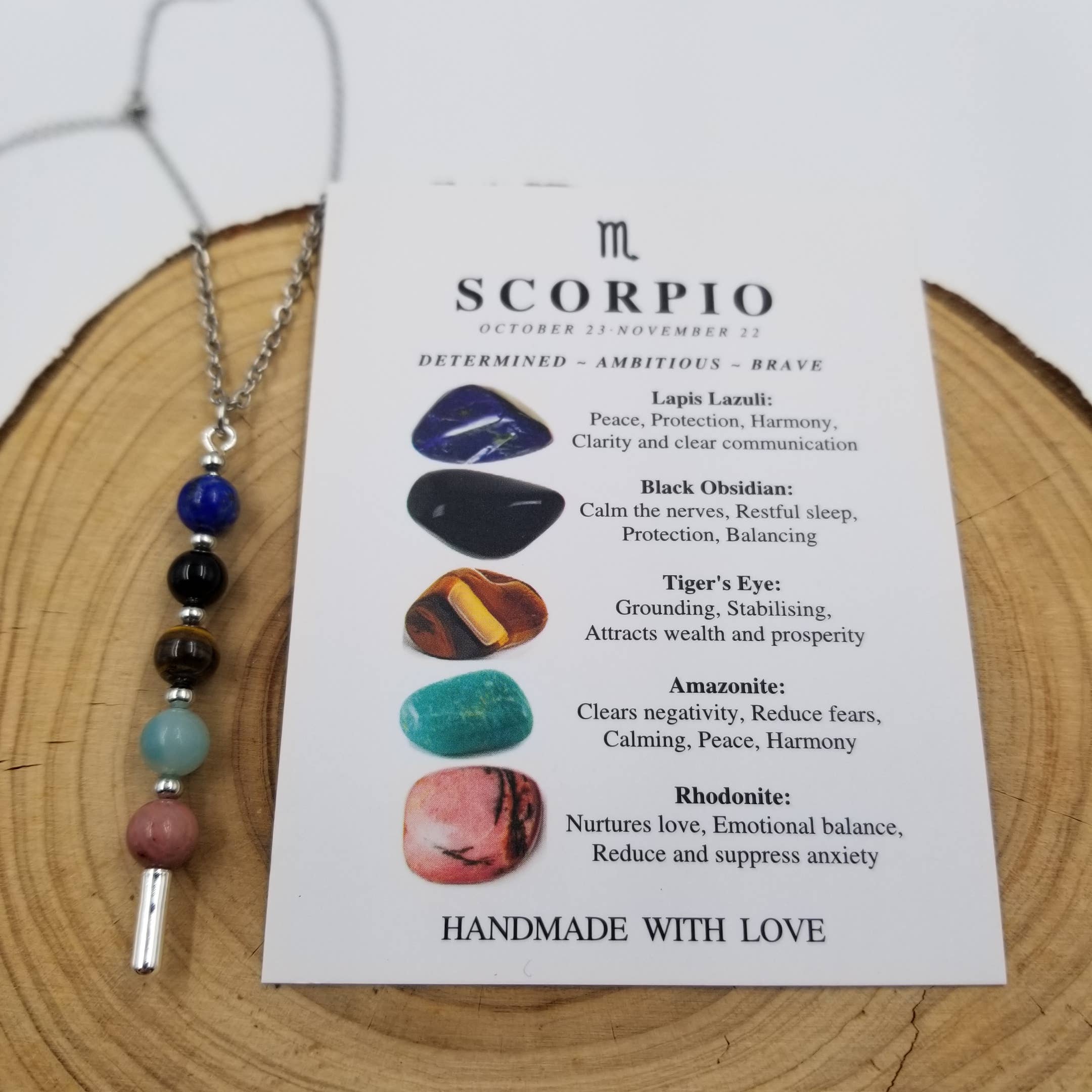Handmade Natural Stone Chakra Constellation Necklace