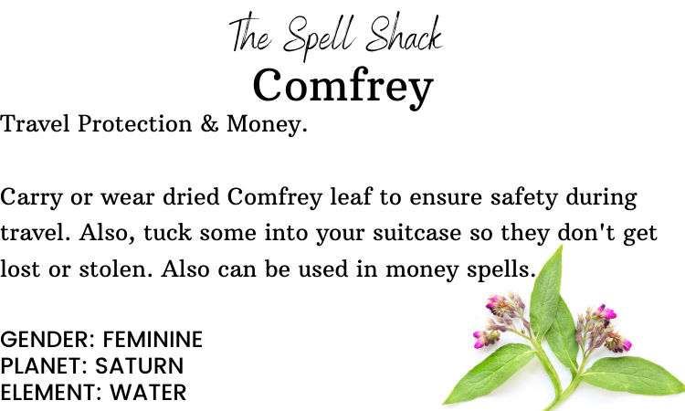 Witchuals - Rituals & Spellwork Apothecary - Comfrey Leaves