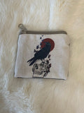 The Raven & Skull Coin Purse