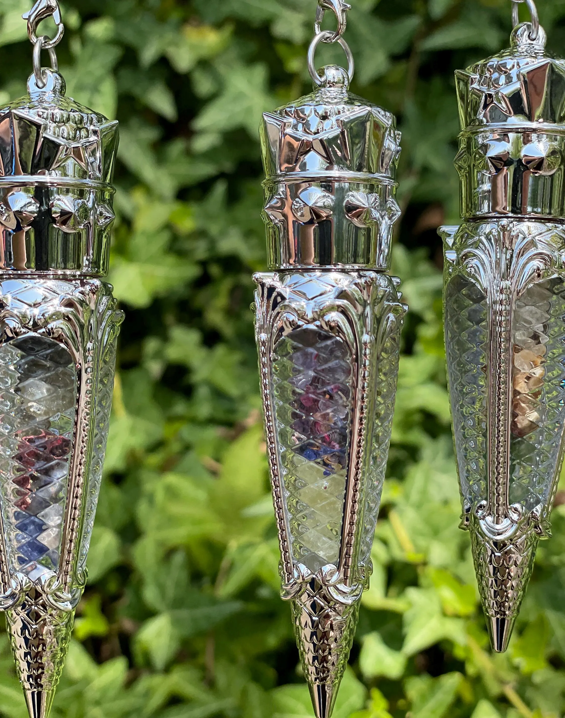 Magickal Witchy Spell Keychains / Bewitch Bliss Prosperity