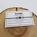 Handwoven Stone 3 Chakra Constellation Bracelet with Card