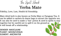 Witchuals - Rituals & Spellwork Apothecary - Yerba Mate