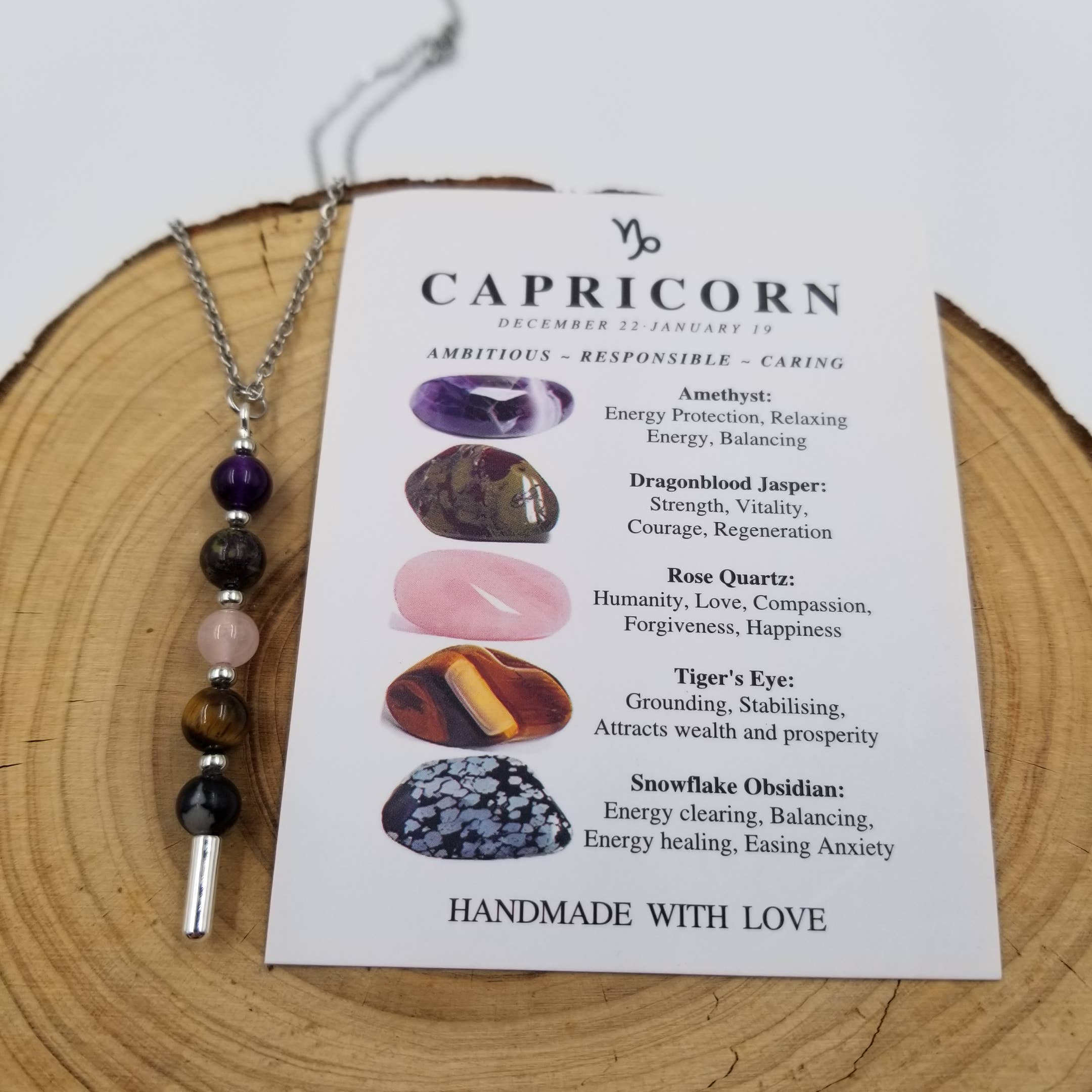 Handmade Natural Stone Chakra Constellation Necklace