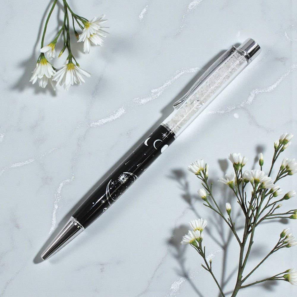 Moon Phase Pen - Silver