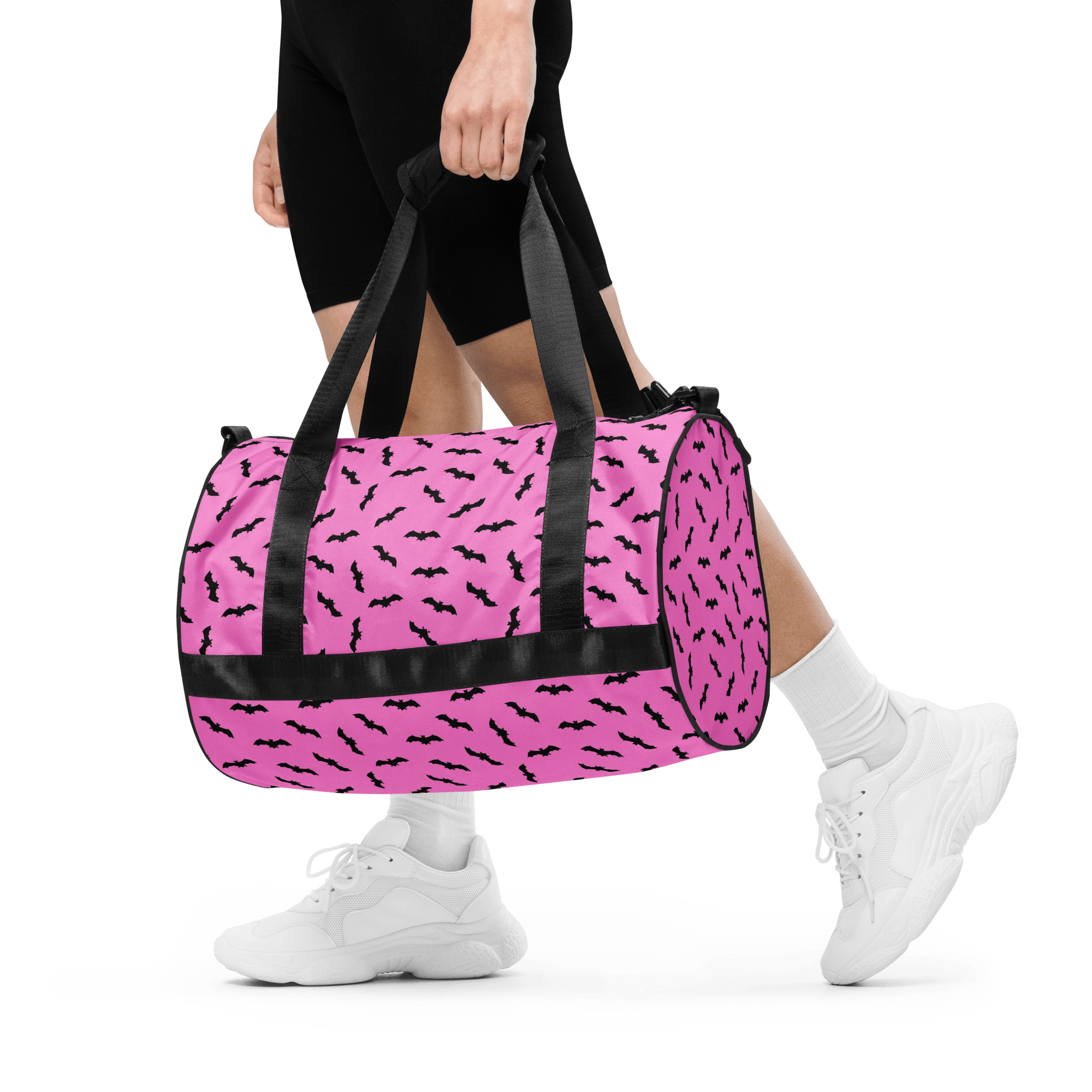 Pink Bats Gym Bag