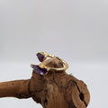 Natural Crystal Adjustable Ring