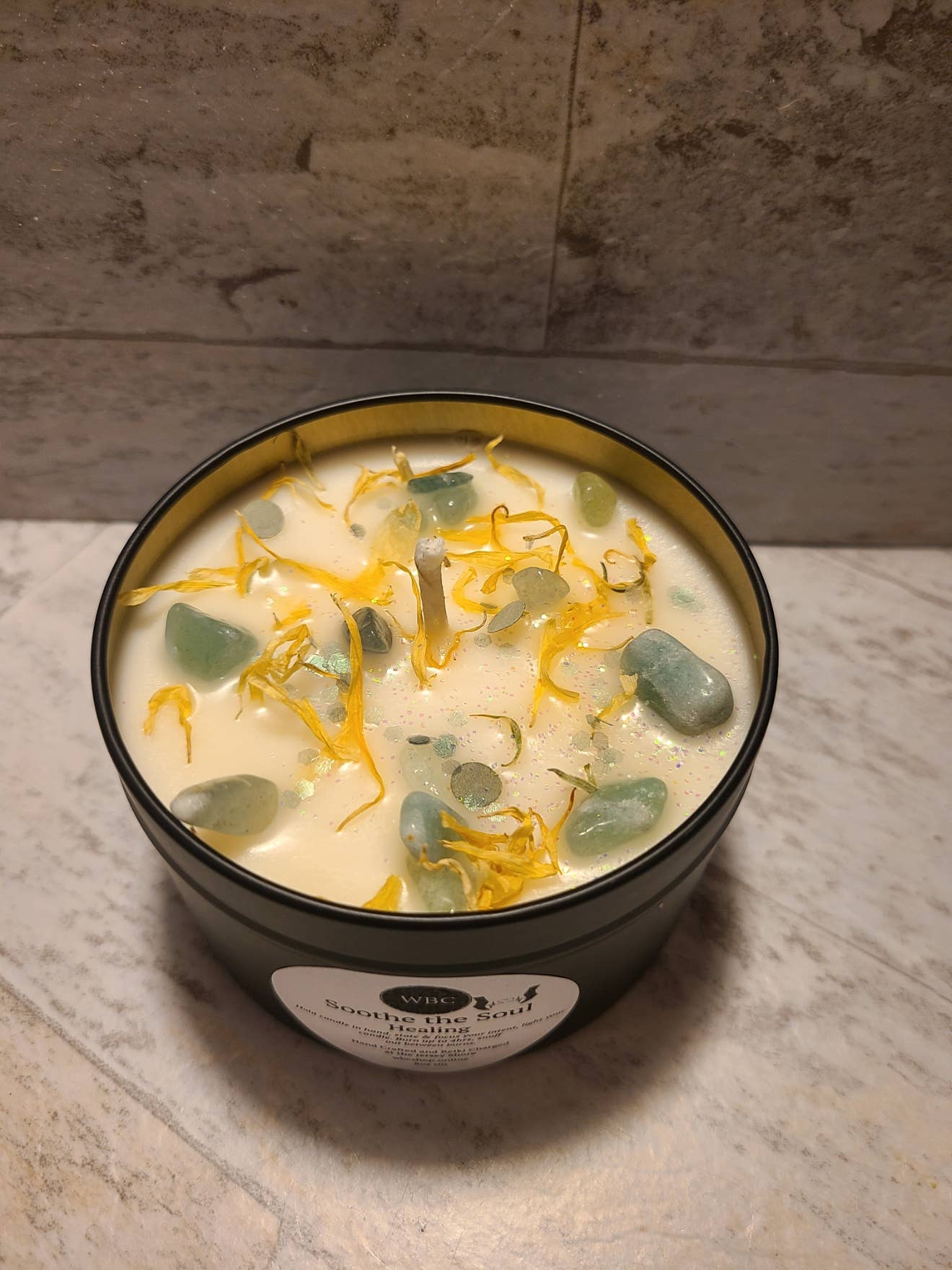 Soothe the Soul, Energy Work, 8oz Intention Soy Candles