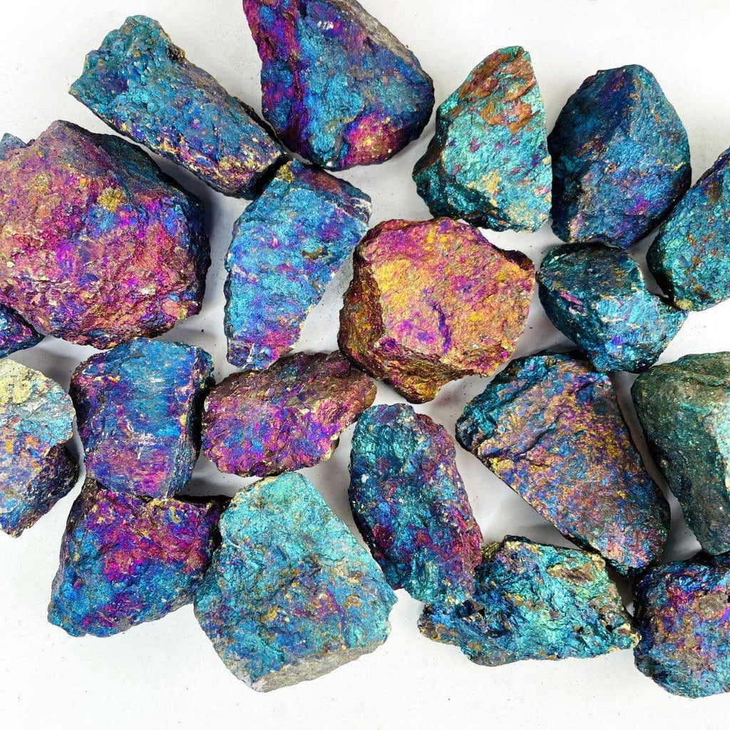 Crystal Peacock Ore Chalcopyrite Stone Chakra Reiki