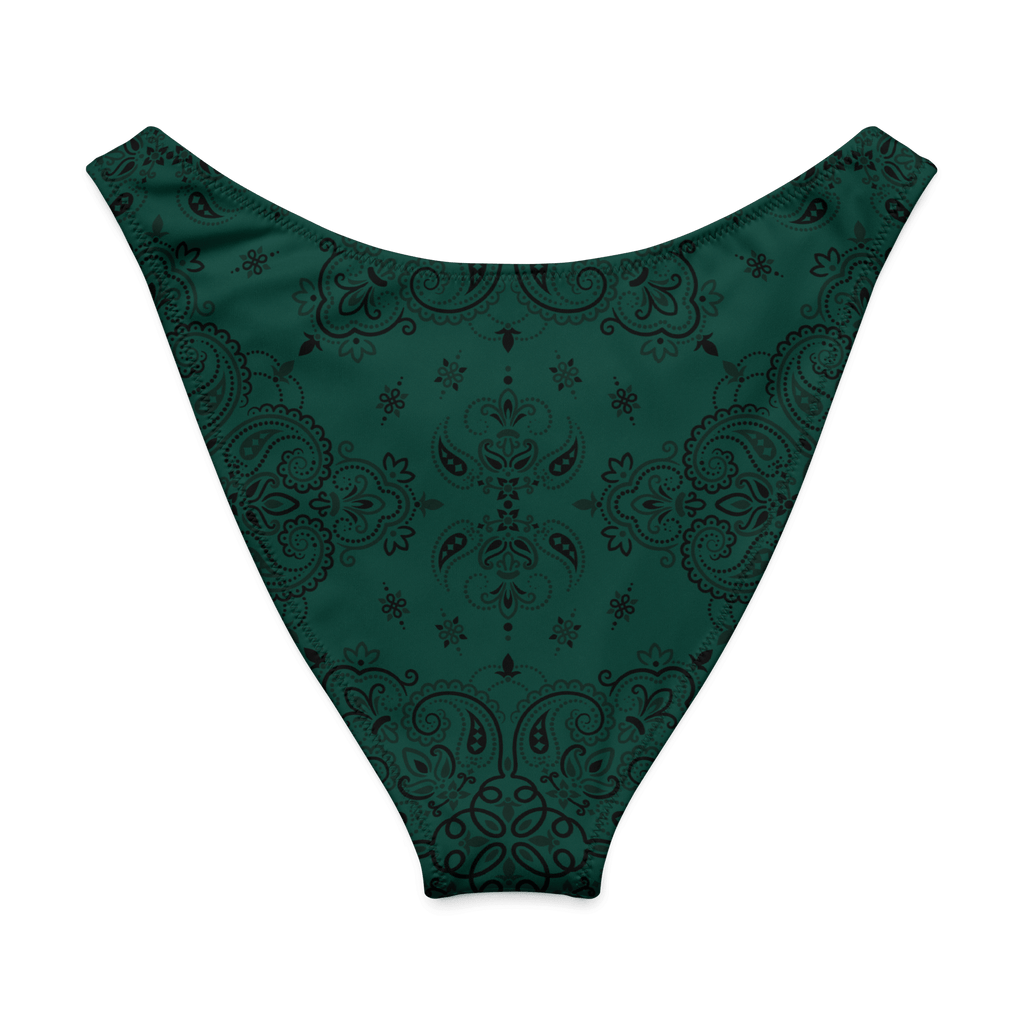 Poison Paisley V-Cut Bikini Bottom