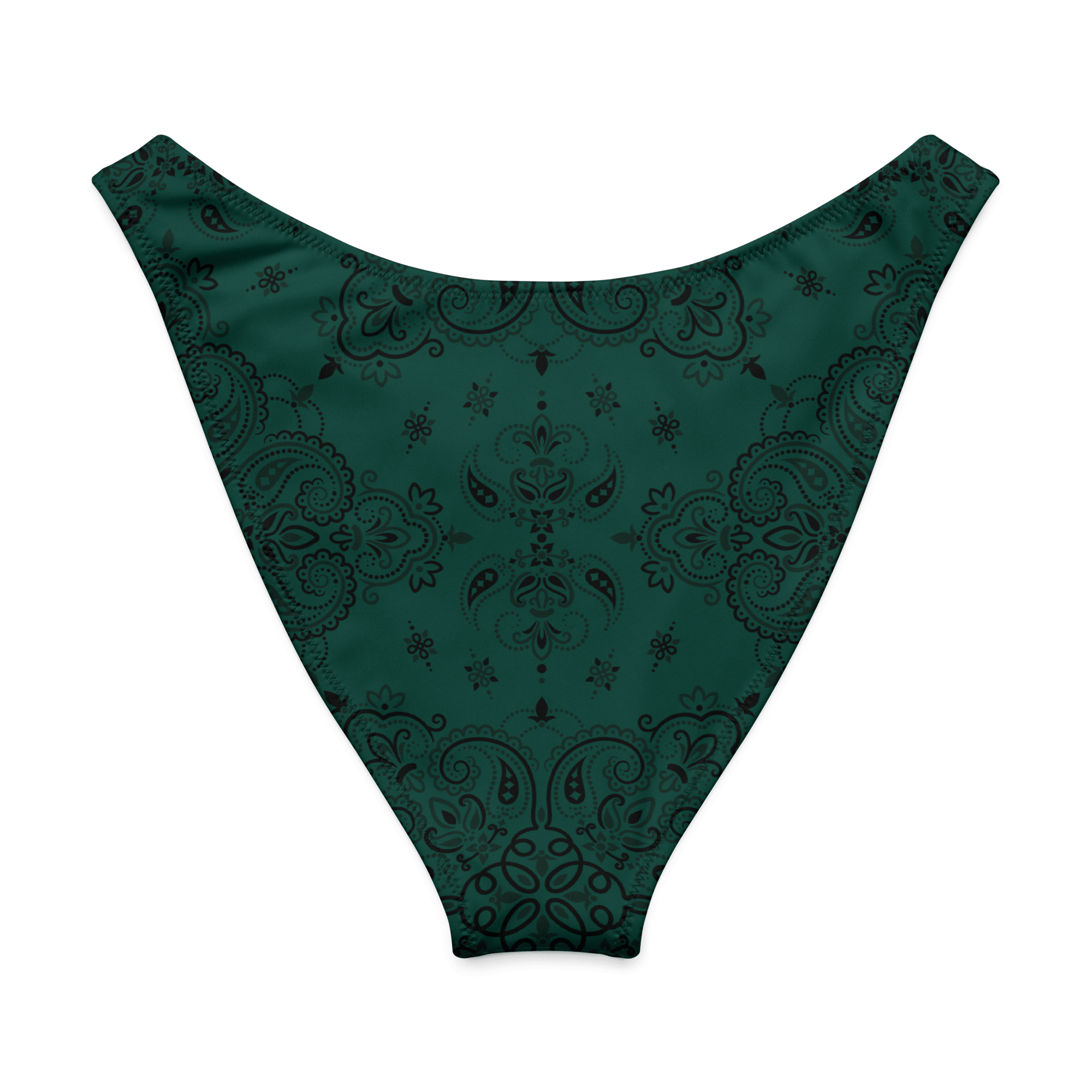 Poison Paisley V-Cut Bikini Bottom