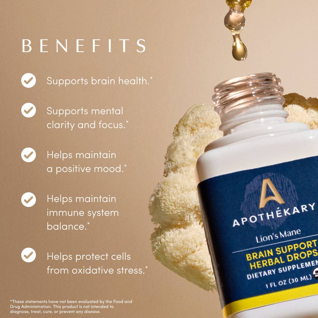 Lion’s Mane Herbal Drops