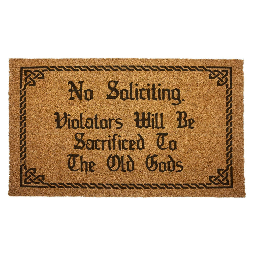 Violators Will Be Sacrificed Door Mat