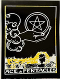 The Ace of Pentacles (hand) Altar Tarot Cloth(30"x 40")