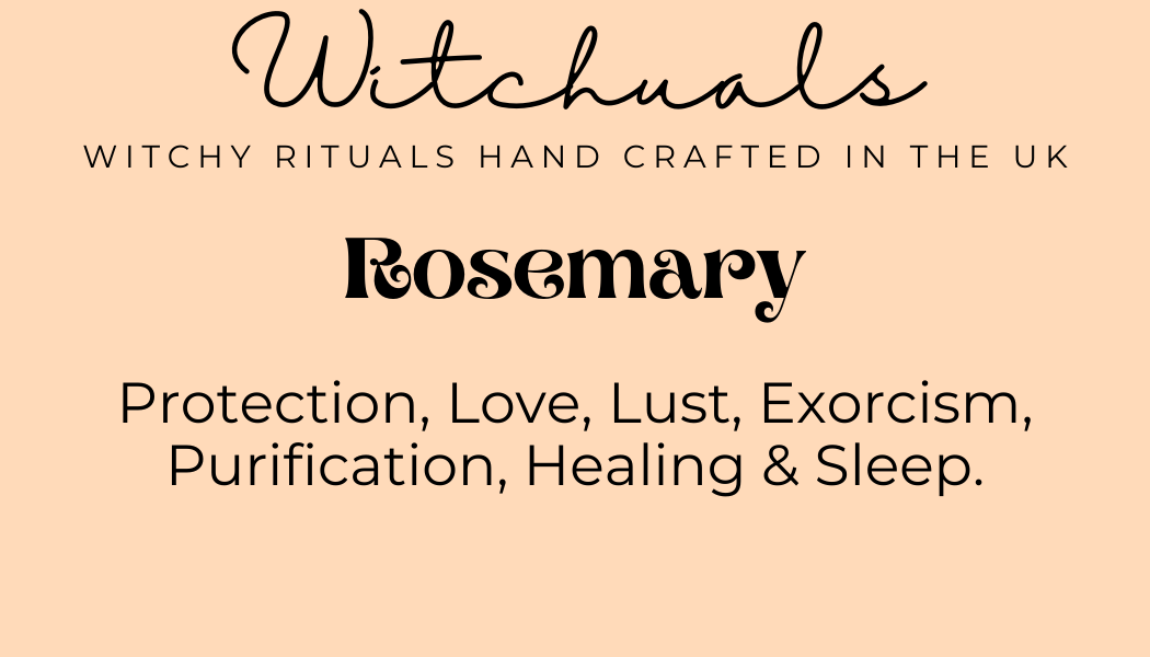 Witchuals - Rituals & Spellwork Apothecary - Rosemary