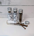 Jar of 5 Rusted Coffin Nails