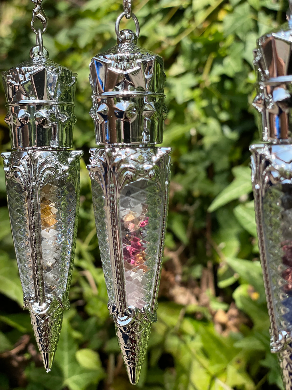 Magickal Witchy Spell Keychains / Bewitch Bliss Prosperity