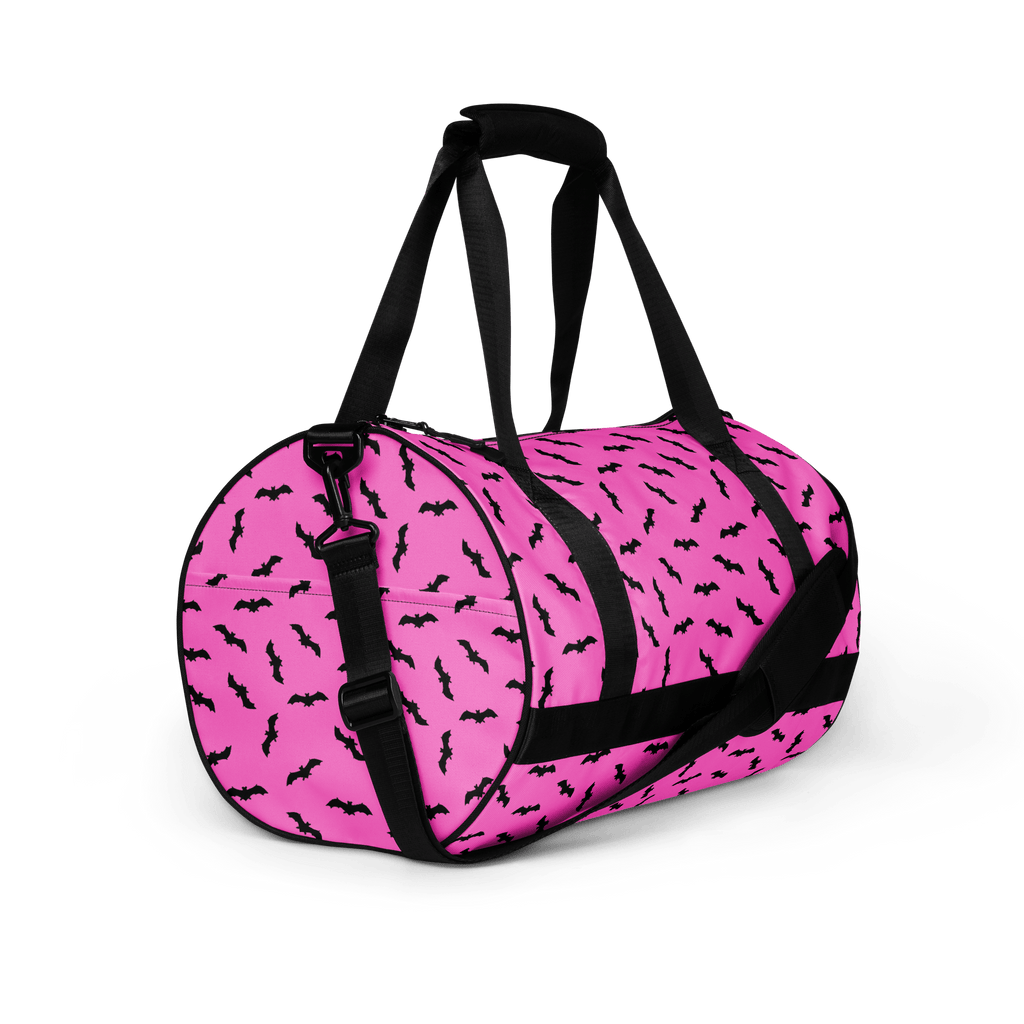 Pink Bats Gym Bag