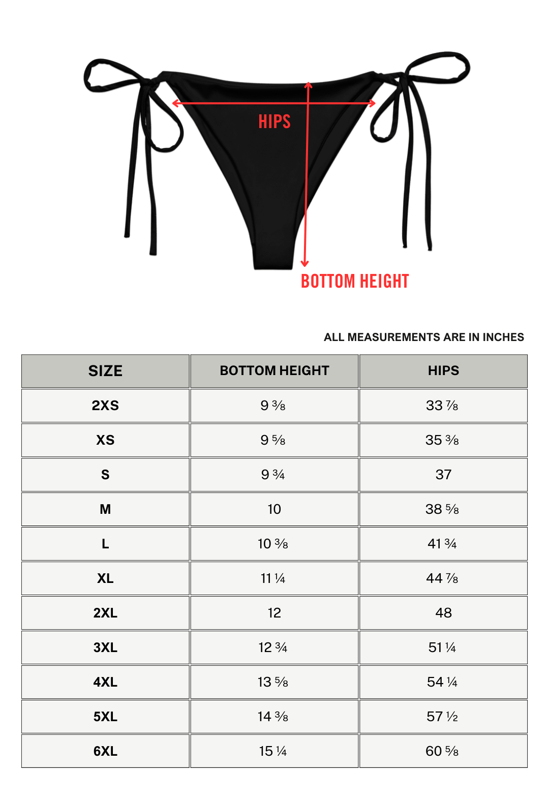 My Butterfly Y2K String Bikini Bottom