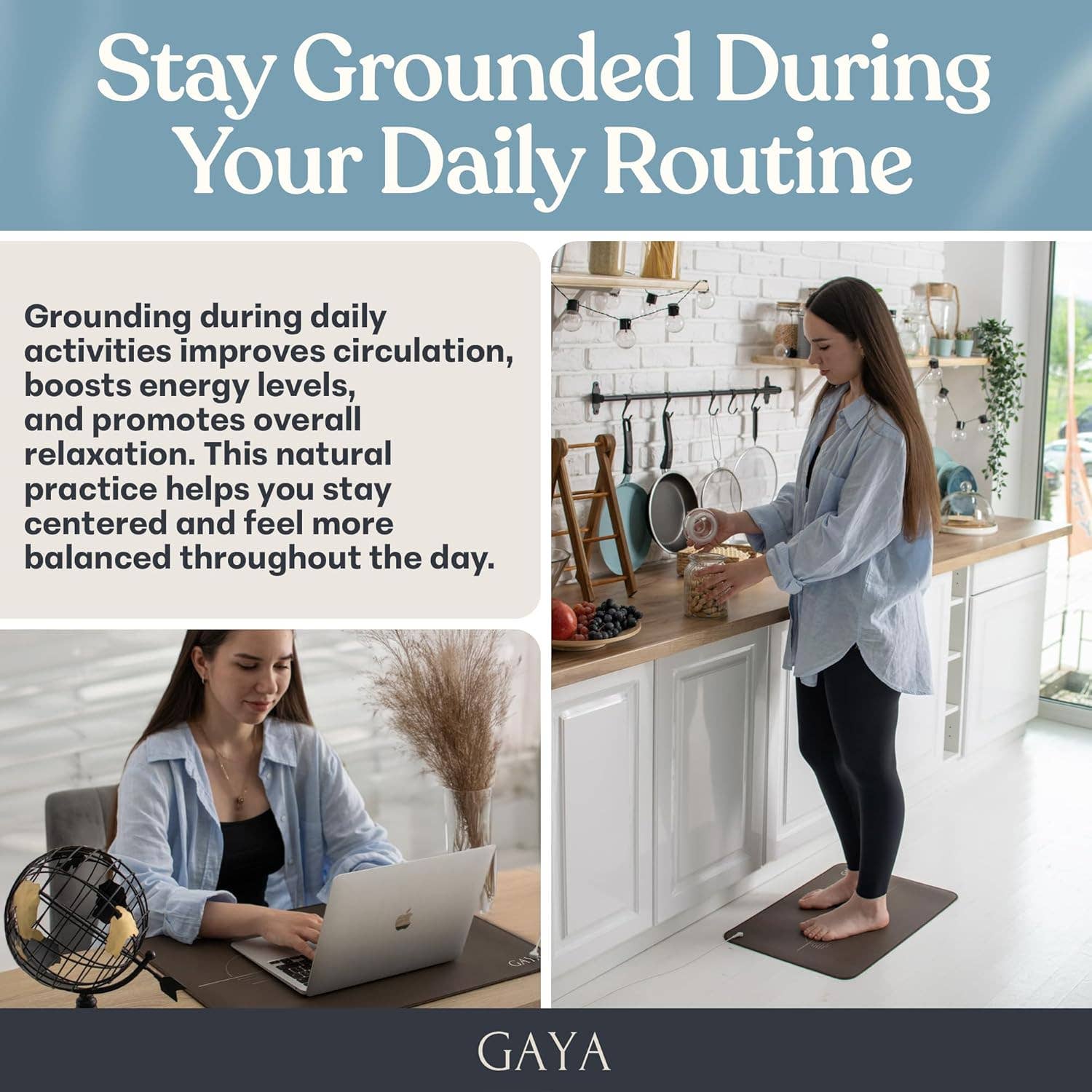 Grounding Mat - Improve Sleep & Reduce inflammation, Sun