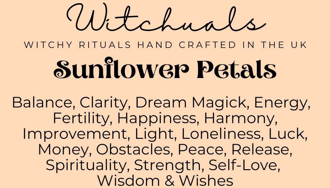 Witchuals - Rituals & Spellwork Apothecary - Sunflower Petals