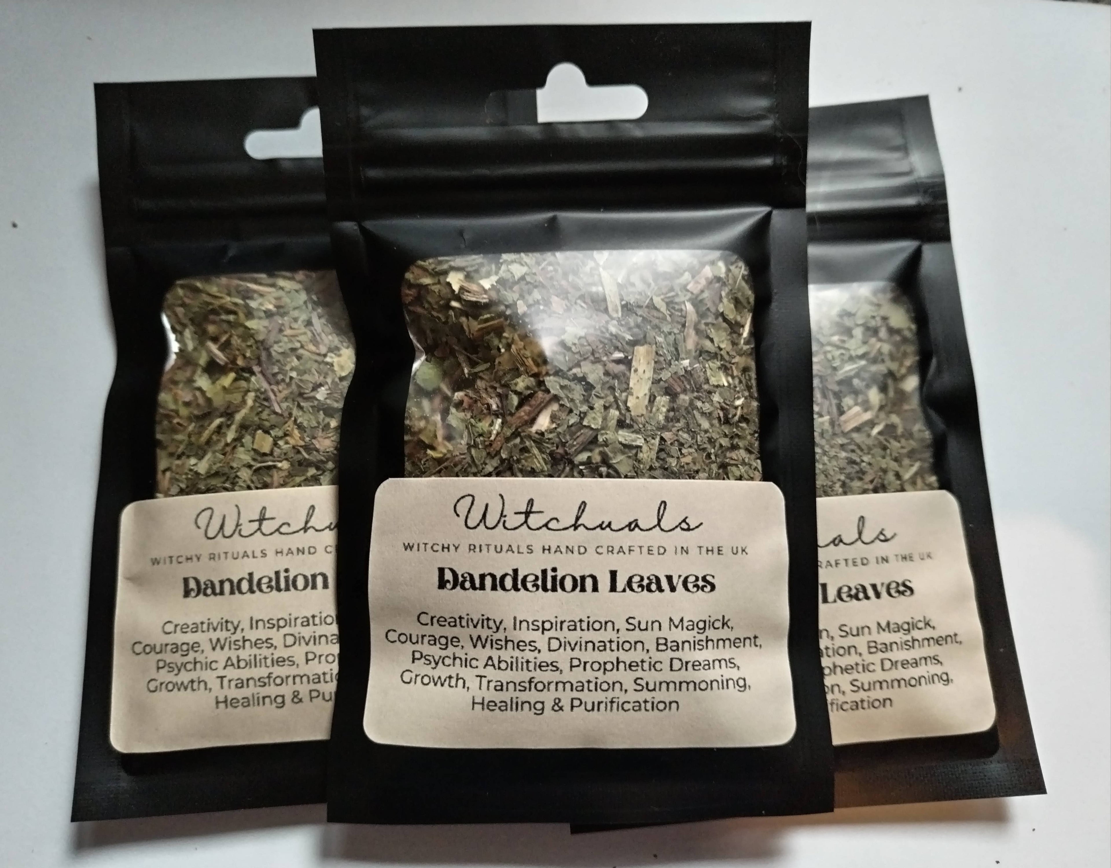 Witchuals - Rituals & Spellwork Apothecary - Dandelion Leaves