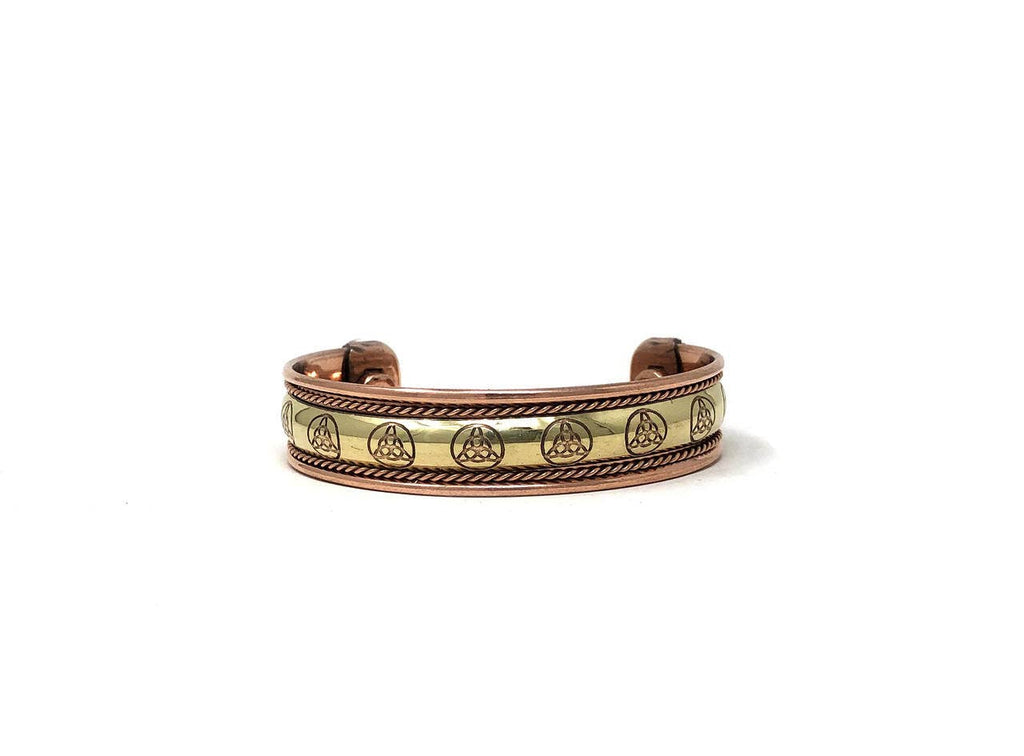 Copper Bracelet Magnetic (Triquetra)