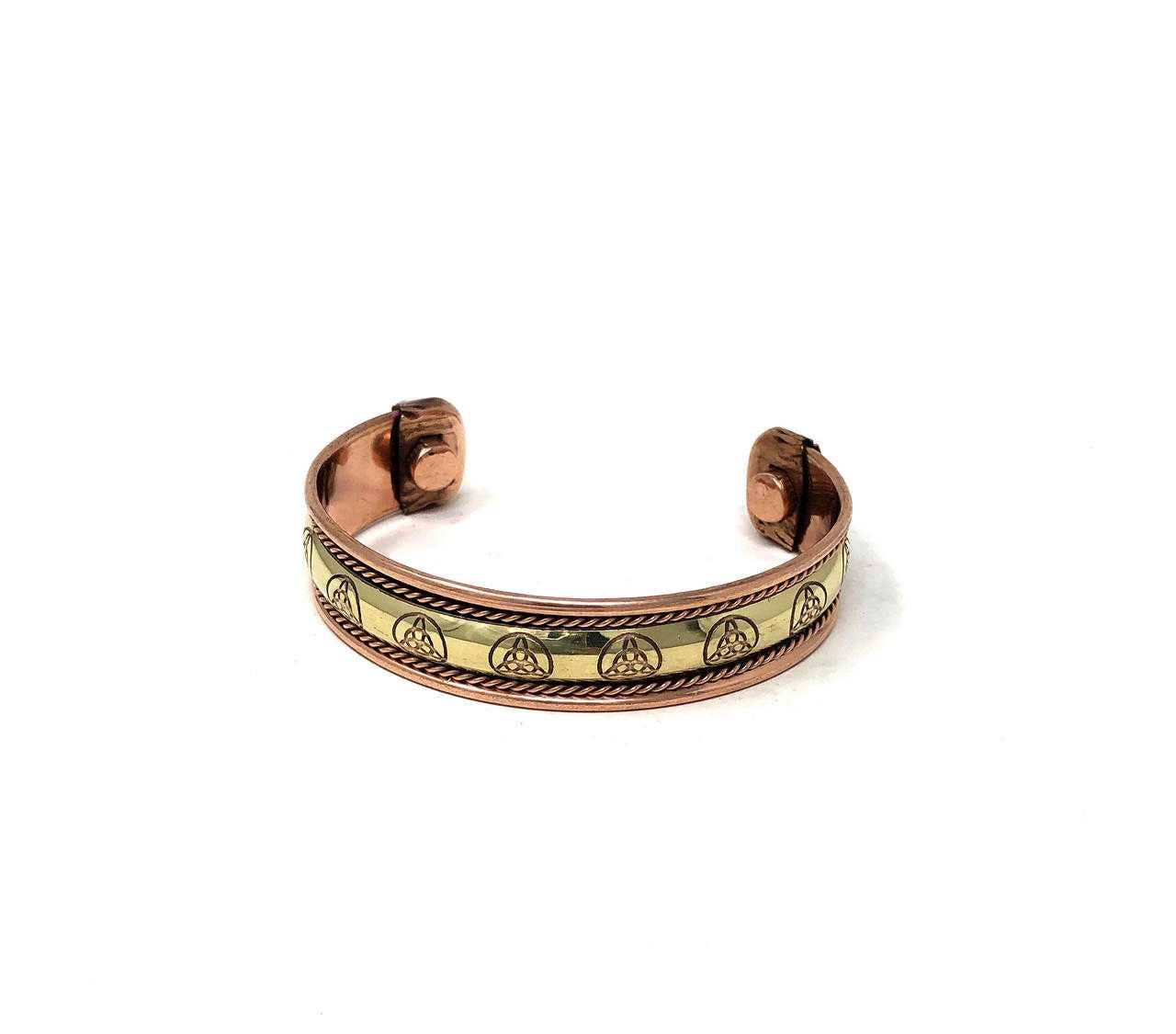 Copper Bracelet Magnetic (Triquetra)