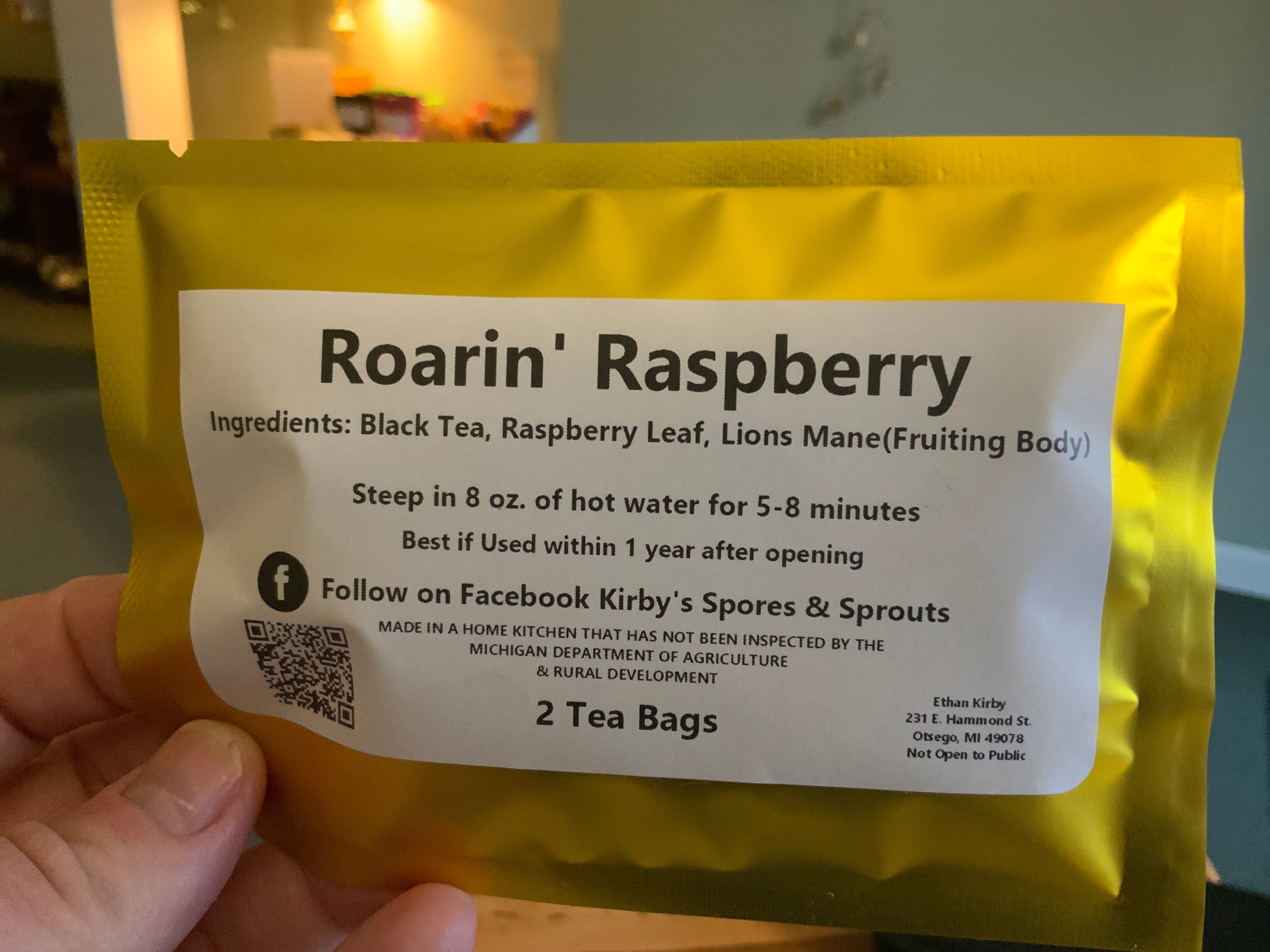 Kirby sample tea